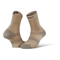 Bv Sport Mi-Chaussettes Double Evo Beige