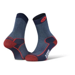 Bv Sport Mi-Chaussettes Double Polyamide Evo Bleu