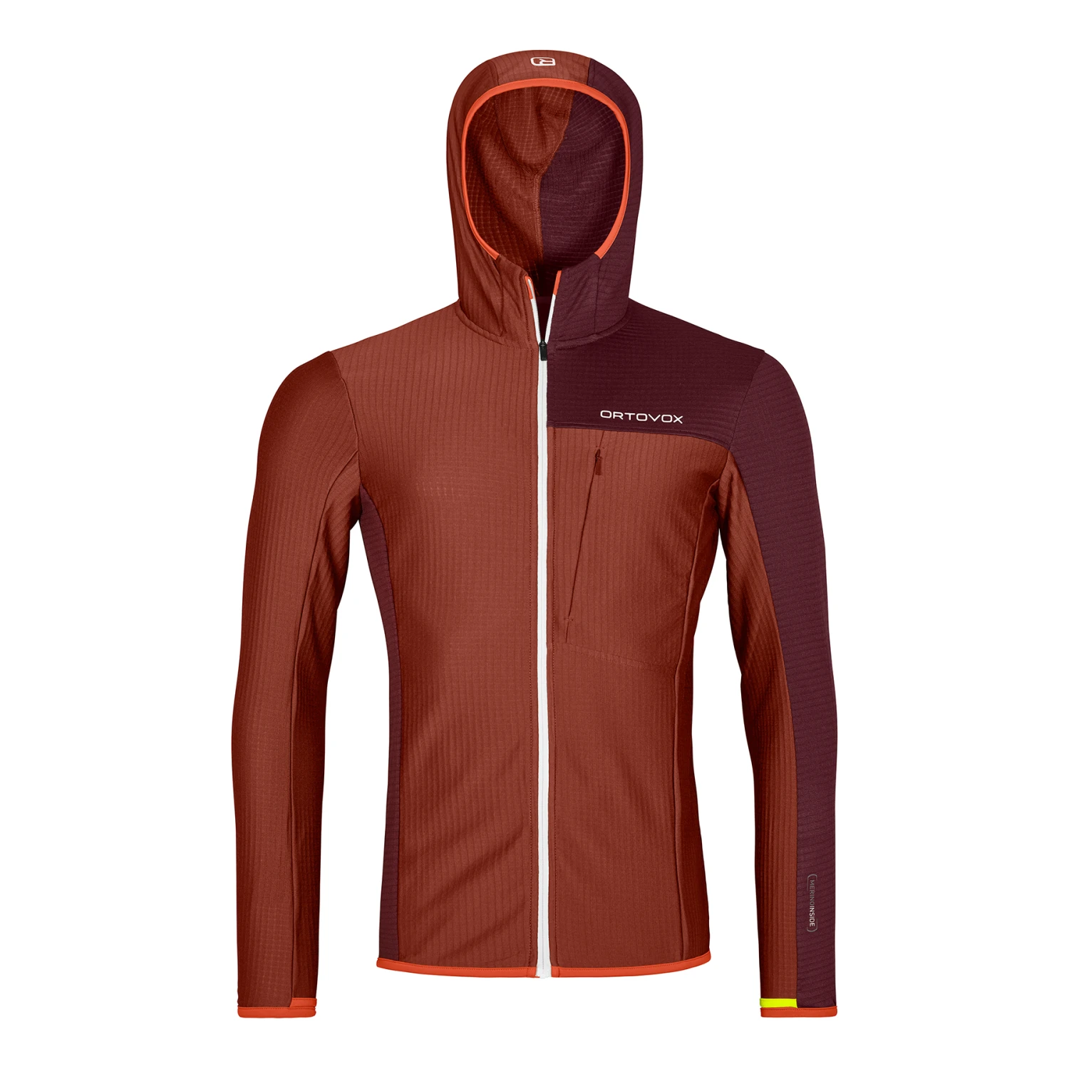 Ortovox Fleece Light Grid Hooded Jacket Homme 3 Ortovox Fleece Light Grid Hooded Jacket Homme