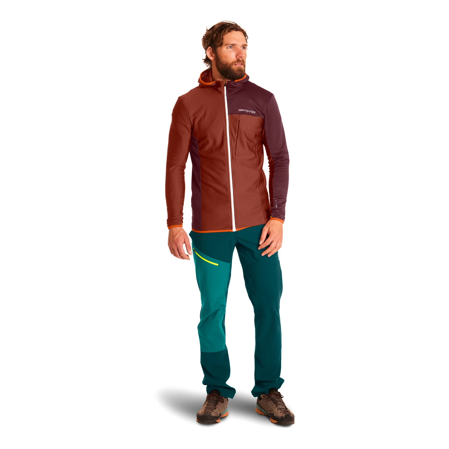 Ortovox Fleece Light Grid Hooded Jacket Homme 4 Ortovox Fleece Light Grid Hooded Jacket Homme – Image 2