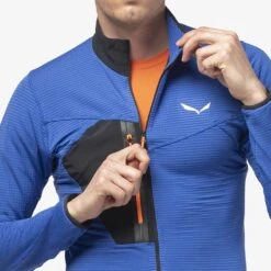 Salewa Pedroc Polarlite R Full Zip Homme Bleu -Patagonia Vestes Soldes main 00 0000027719 8625 DETAIL 2 fa4b