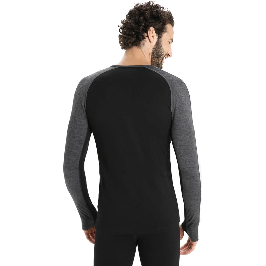 Icebreaker Zoneknit 260 Long Sleeve Crewe Homme Gris 6 Icebreaker Zoneknit 260 Long Sleeve Crewe Homme Gris – Image 4
