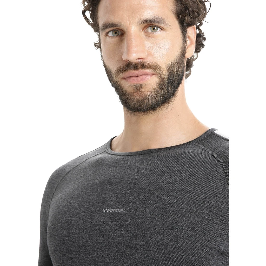 Icebreaker Zoneknit 260 Long Sleeve Crewe Homme Gris 8 Icebreaker Zoneknit 260 Long Sleeve Crewe Homme Gris – Image 6