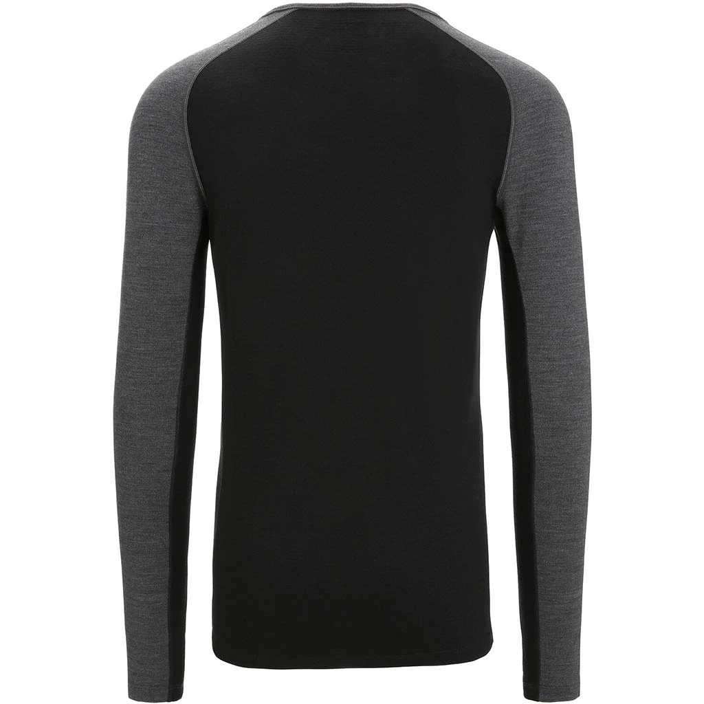Icebreaker Zoneknit 260 Long Sleeve Crewe Homme Gris 4 Icebreaker Zoneknit 260 Long Sleeve Crewe Homme Gris – Image 2
