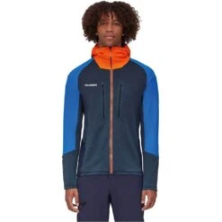 Mammut Eiswand Advanced Manches Longues Hooded Jacket Homme -Patagonia Vestes Soldes main 1014 02290 50547 2 1456