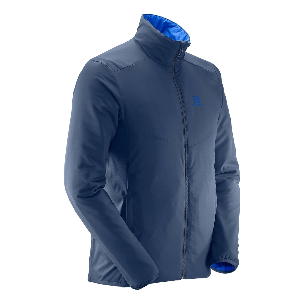 Salomon Drifter Mid Jacket Homme Bleu 4 Salomon Drifter Mid Jacket Homme Bleu – Image 2