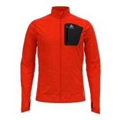 Odlo Midlayer Full Zip Blaze Ceramiwarm Pro Homme Rouge