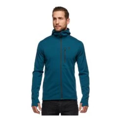 Black Diamond Coefficient Fleece Hoodie Homme Bleu -Patagonia Vestes Soldes main 290469 183662 3 e7f7