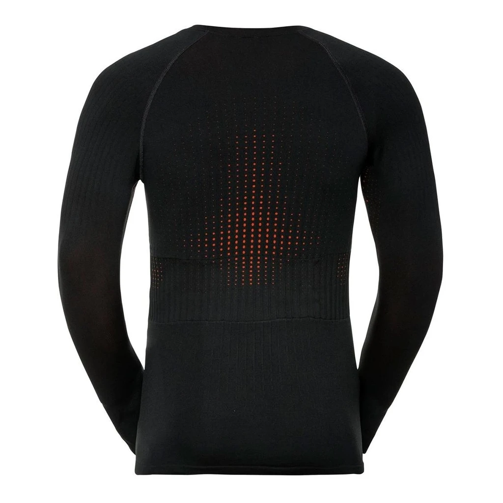 Odlo Shirt Long Sleeve Crew Neck I-Thermic Homme Noir 4 Odlo Shirt Long Sleeve Crew Neck I-Thermic Homme Noir â Image 2