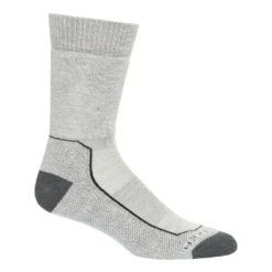 Icebreaker Hike Plus Medium Crew Homme Gris Clair