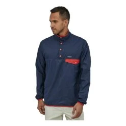 Patagonia Houdini Snap-T Pullover Homme Bleu Foncé 10 Patagonia Houdini Snap-T Pullover Homme Bleu Foncé -Patagonia Vestes Soldes main 310764 198410 4 496d