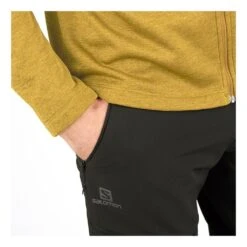 Salomon Essential Lightwarm Heather Homme Jaune Moutarde -Patagonia Vestes Soldes main 321185 205899 3 3e67