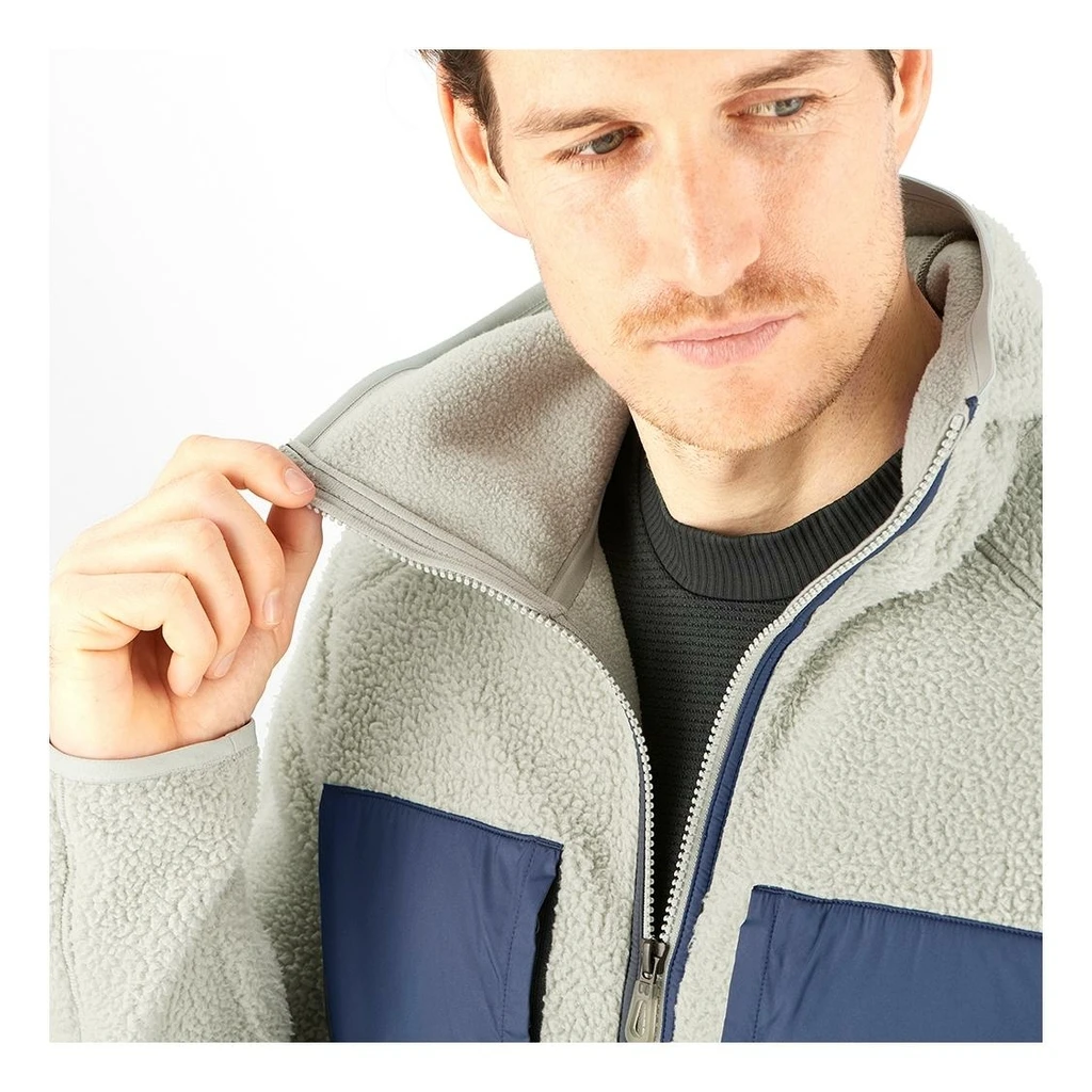 Salomon Essential Warm Teddy Homme Gris Clair 5 Salomon Essential Warm Teddy Homme Gris Clair – Image 3