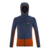 Millet Fusion Grid Hoodie Homme Bleu Foncé