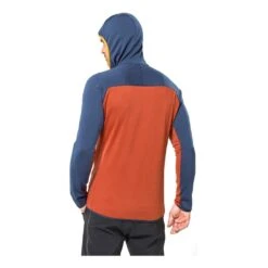 Millet Fusion Grid Hoodie Homme Bleu Foncé -Patagonia Vestes Soldes main 324188 207608 5 8131
