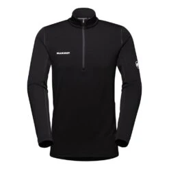 Mammut Aenergy Manches Longues Half Zip Pull Homme Noir