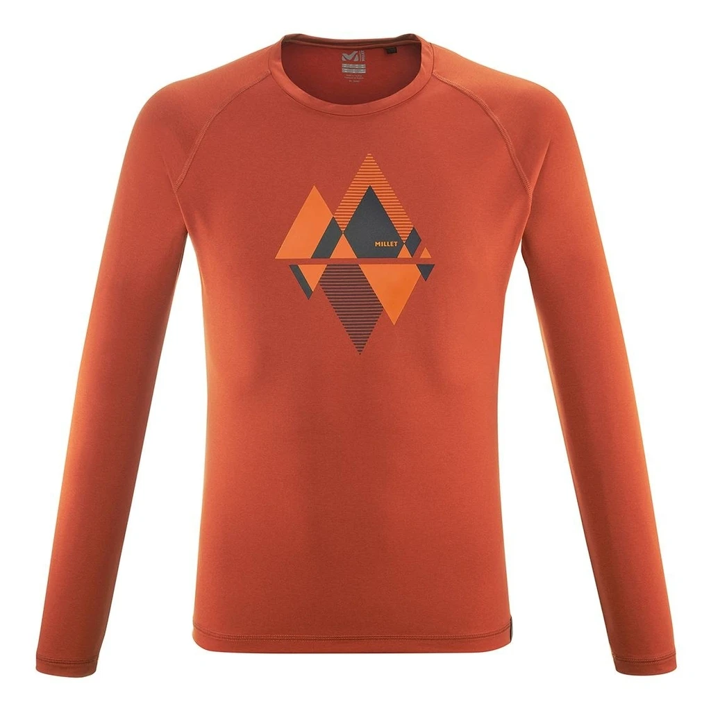Millet Sharpeak T-Shirt Long Sleeve Homme Orange 3 Millet Sharpeak T-Shirt Long Sleeve Homme Orange