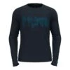 Odlo T-Shirt Long Sleeve Crew Neck Concord Plus Forest PR Homme Bleu Foncé -Patagonia Vestes Soldes main 339367 219189 1 5b0f