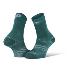 BV Sport Mi-Chaussettes Double Evo Vert