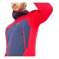 Millet Fusion Grid Hoodie Homme Rouge -Patagonia Vestes Soldes main 342559 222429 4 e4fd