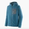 Patagonia R1 Air Full-Zip Hoodie Homme Bleu -Patagonia Vestes Soldes main 40255 WAVB 312c