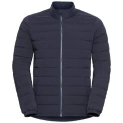 Odlo Jacket Insulated Ascent N-Thermic Hybrid Homme Bleu Nuit