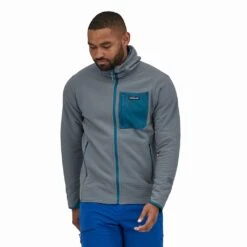 Patagonia R2 Techface Hoodie Homme Gris -Patagonia Vestes Soldes main 83730 PLGY JB1 2048x 7df1
