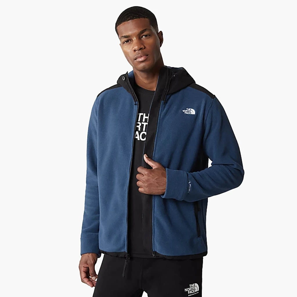The North Face Alpine Polartec 200 Full Zip Hooded Jacket Homme Bleu Foncé 6 The North Face Alpine Polartec 200 Full Zip Hooded Jacket Homme Bleu Foncé – Image 4