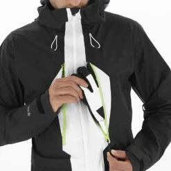 Salomon Mountain Gore-Tex 3L Jacket Homme Blanc Et Noir 19 Salomon Mountain Gore-Tex 3L Jacket Homme Blanc Et Noir -Patagonia Vestes Soldes main LC1858900 7 MOD mtngoretex3ljkt deepblackwhitegreengecko zipfrontpocket m. f20f