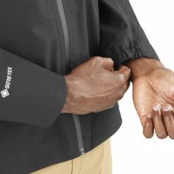 Salomon Outline Gore-Tex 2.5L Jacket Homme Noir -Patagonia Vestes Soldes main LC1859200 9 MOD outlinegtx25ljkt deepblack elasticcuff m 06a0