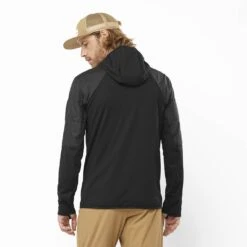 Salomon Outline As Hybrid Mid Homme Noir -Patagonia Vestes Soldes main LC1864400 1 MOD outlineashybridmid deepblack hike m.png.high res 98b8