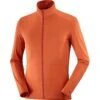Salomon Outrack Full Zip Mid Homme Orange -Patagonia Vestes Soldes main LC2058400 0 GHO outrackfullzipmid burntochre hike m.png.high res 5f7b
