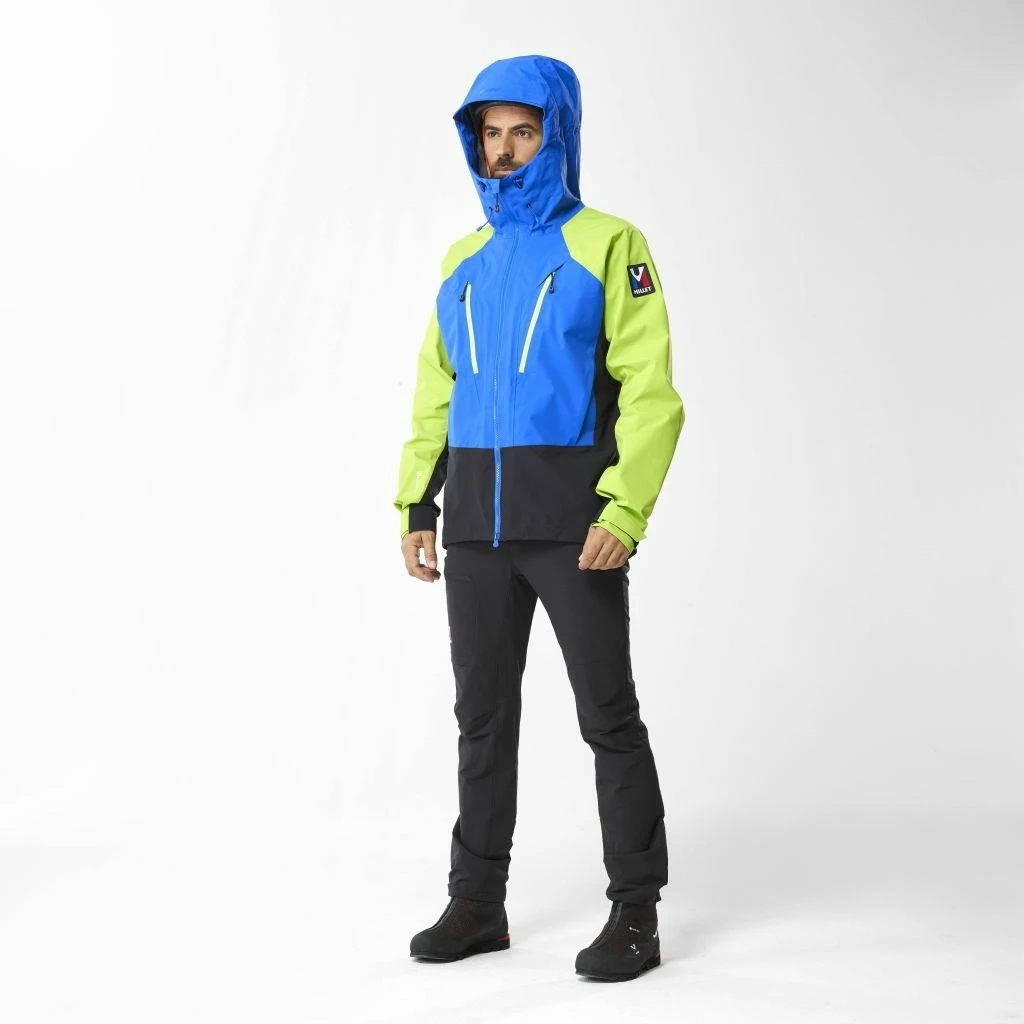 Millet Trilogy V Icon Gore-Tex Pro Jacket Homme Bleu Et Vert 6 Millet Trilogy V Icon Gore-Tex Pro Jacket Homme Bleu Et Vert – Image 4