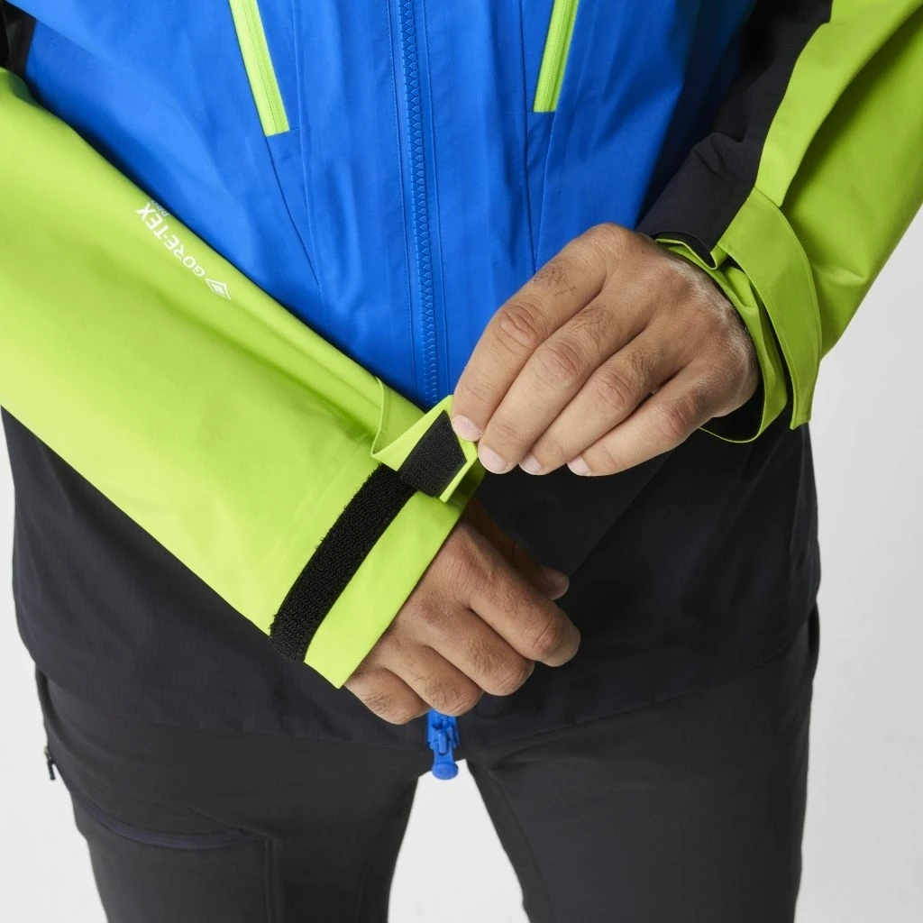 Millet Trilogy V Icon Gore-Tex Pro Jacket Homme Bleu Et Vert 10 Millet Trilogy V Icon Gore-Tex Pro Jacket Homme Bleu Et Vert – Image 8