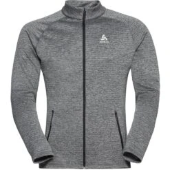 Odlo Mid Layer Full Zip Tencia Homme Gris