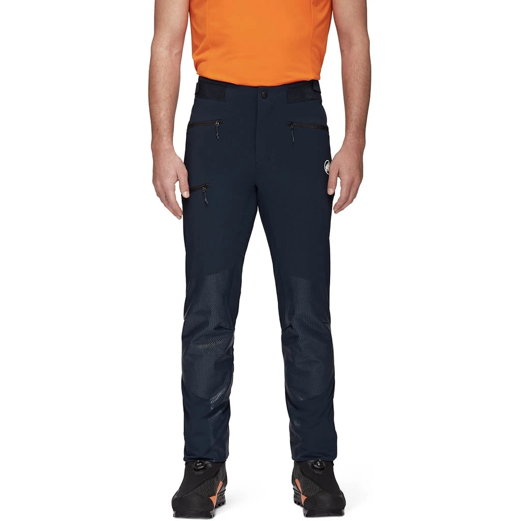 Mammut Eisfeld Light Softshell Pants Homme Bleu Marine – Image 2