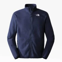 The North Face 100 Glacier Full Zip Homme Bleu Foncé